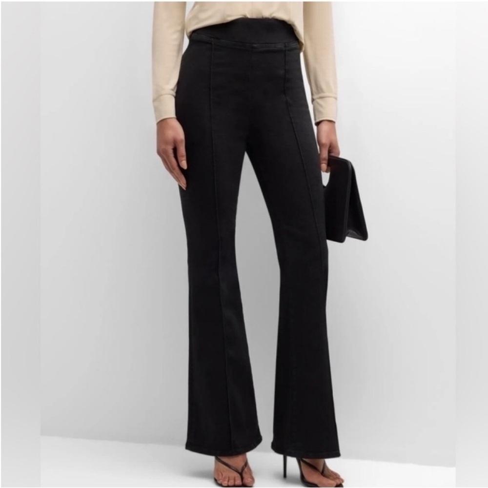 FRAME jetset crop mini boot black denim jeans stretchy flattering elongating 1
